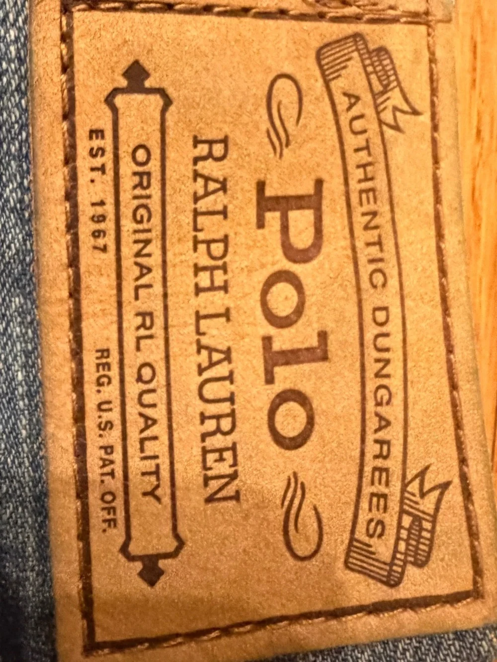 Polo Jeans, Blue, Hampton Relaxed Straight, 36/30